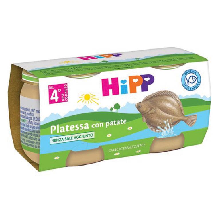 HIPP OMOG PLATESSA 2X80G