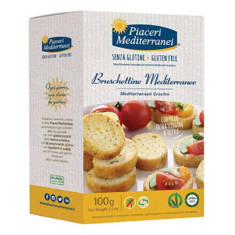 PIACERI MEDIT BRUSCHETTINE100G