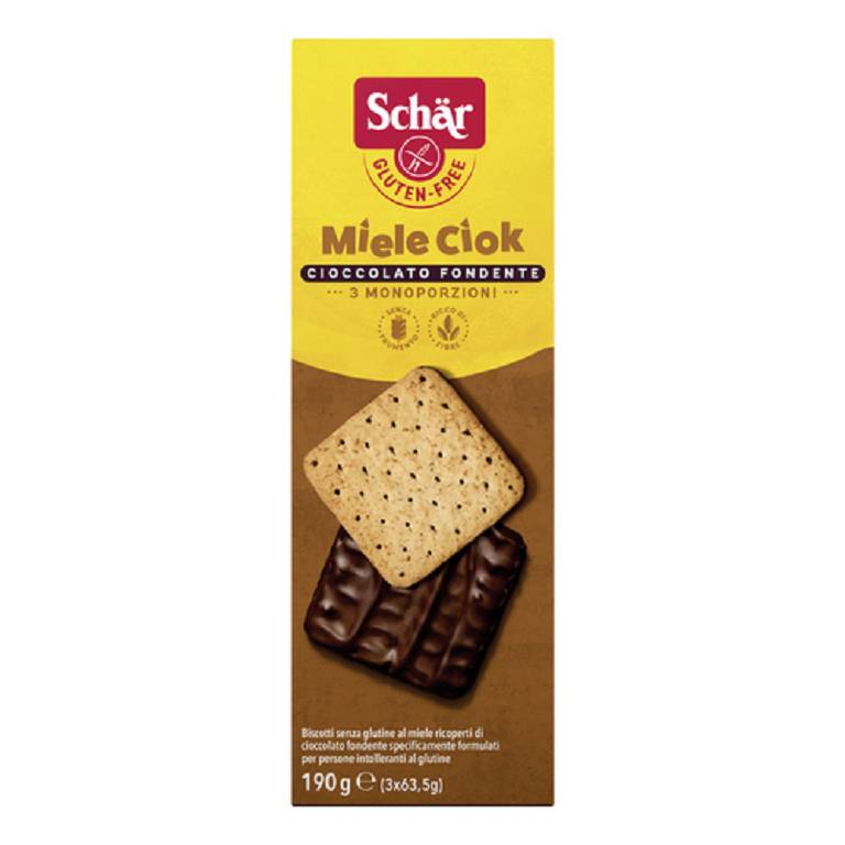 SCHAR BISCOTTI MIELE CIOK 190G